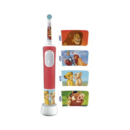 Oral-B Vitality Pro Kids Escova de Dentes Elétrica + Estojo Rei Leão