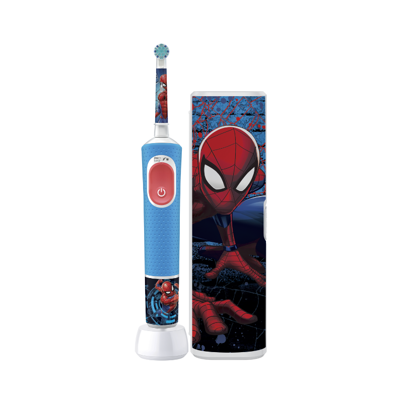 Oral-B Vitality Pro Kids Escova de Dentes Elétrica + Estojo Spiderman