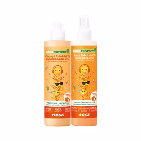 Nosa Protect Champô + Spray Tripla Ação Pêssego Pack