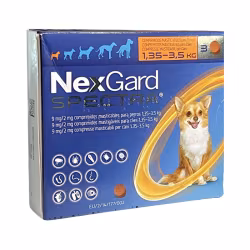 Nexgard Spectra Cães 1,35-3,5kg 3 comprimidos