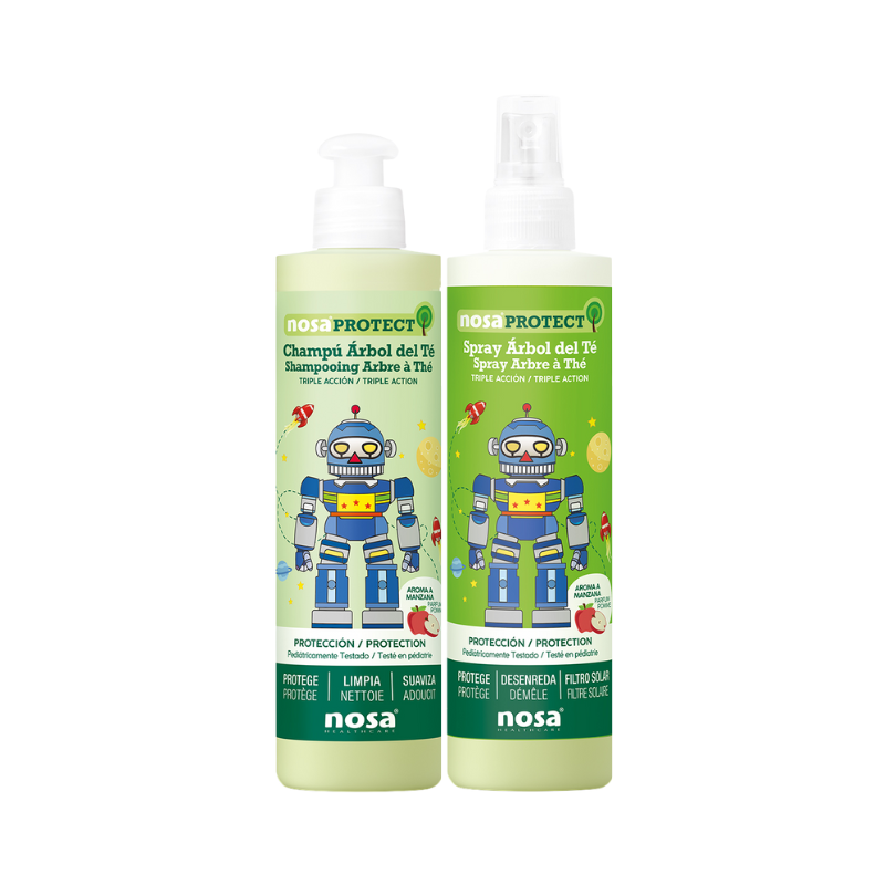 Nosa Protect Champô + Spray Tripla Ação Maçã Pack