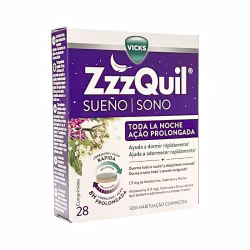 Vicks ZzzQuil Sono Ação Prolongada 28 comprimidos