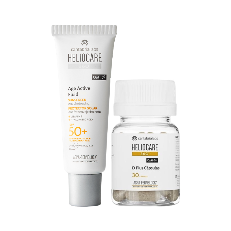Heliocare 360º Age Active Fluid FPS50+ 50ml + 360º D Plus 30 capsules