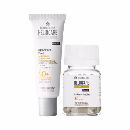 Heliocare 360º Age Active Fluid FPS50+ 50ml + 360º D Plus 30 cápsulas