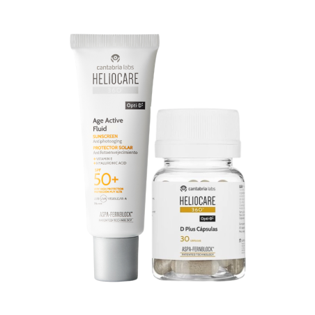 Heliocare 360º Age Active Fluid SPF50+ 50ml + 360º D Plus 30 gélules