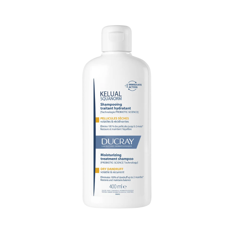 Ducray Kelual Squanorm Shampooing Pellicules Sèches 400ml