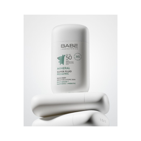 Babé Super Fluid Mineral Pediátrico FPS50 50ml Babé Super Fluid Mineral Pediátrico FPS50 50ml