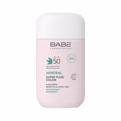 Babé Super Fluid Minéral avec Couleur SPF50 50ml
