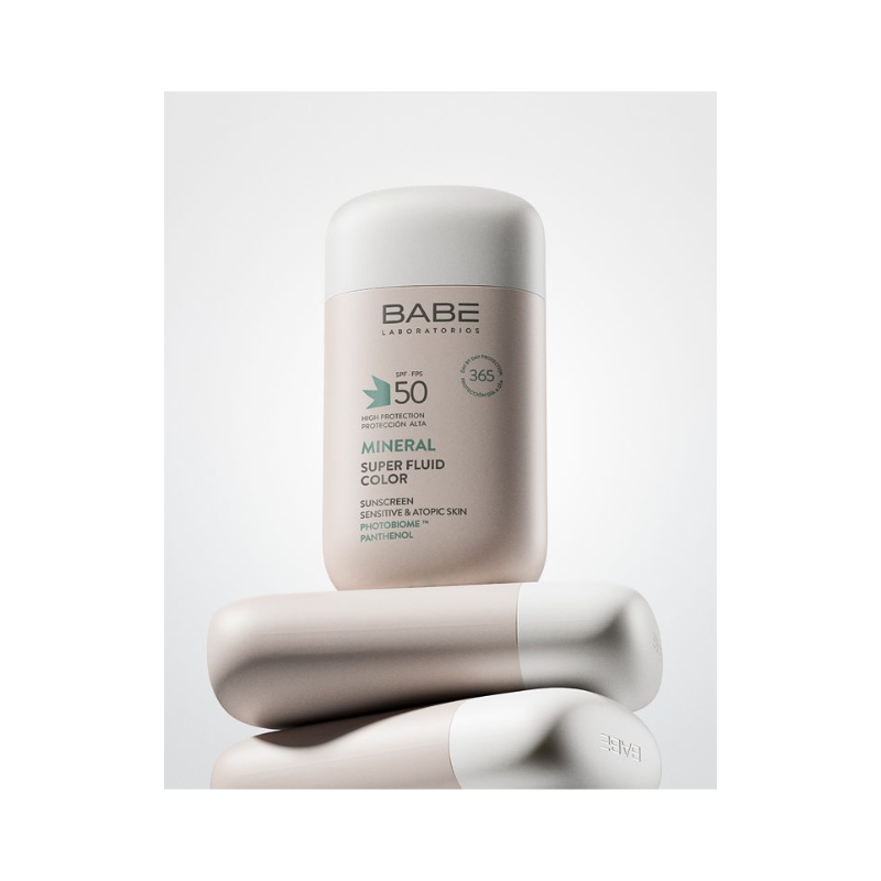 Babé Super Fluid Mineral com Cor FPS50 50ml