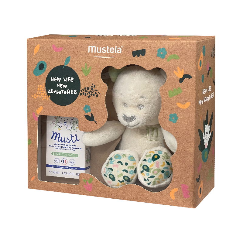 Mustela Eau de Soin Musti Parfum Délicat + Ours en Peluche Coffret