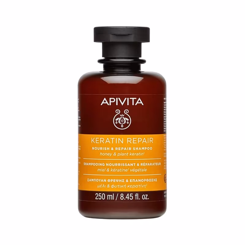 Apivita Keratin Repain Champú Nutritivo y Reparador 250ml