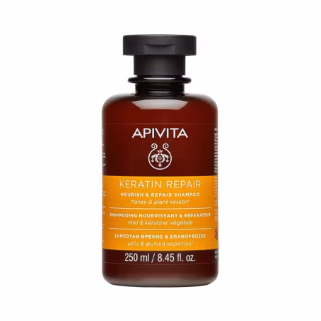 Apivita Keratin Repain Champú Nutritivo y Reparador 250ml