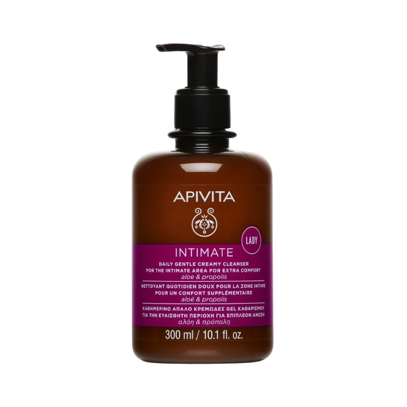 Apivita Intimate Lady Crème Nettoyant Quotidien Intime Doux 300ml