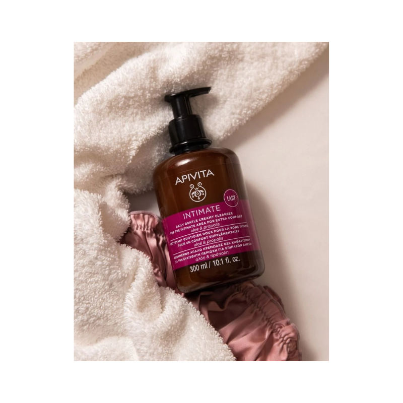 Apivita Intimate Lady Limpiadora Íntima Cremosa Diaria 300ml