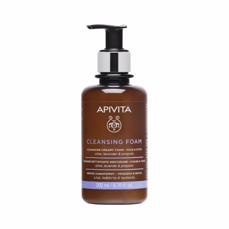 Apivita Cleansing Creamy Foam Face and Eyes 200ml