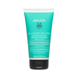 Apivita Après-Shampooing Équilibrant Cuir Chevelu Gras et Pointes Sèches 150ml