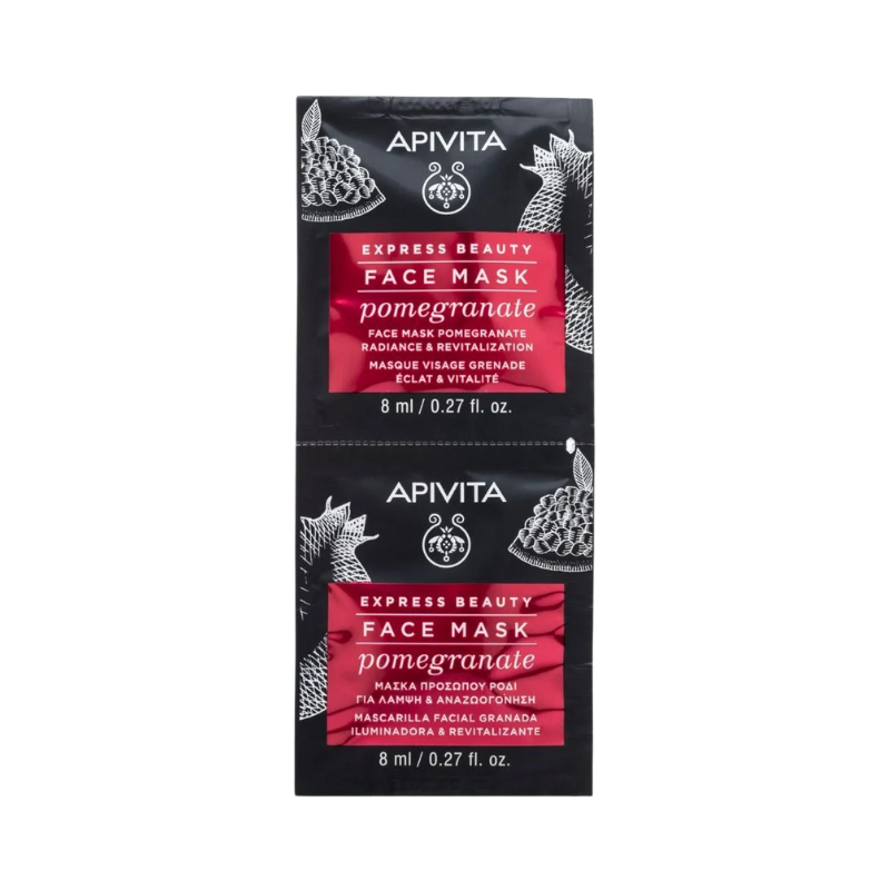 Apivita Express Beauty Máscara Facial Romã 2x8ml