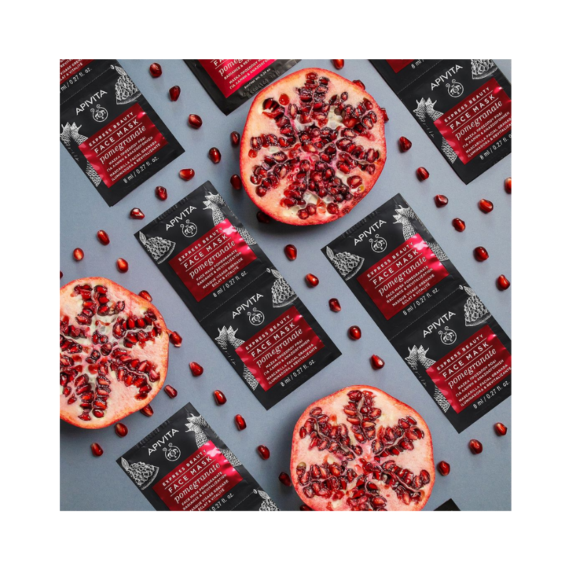 Apivita Express Beauty Máscara Facial Romã 2x8ml