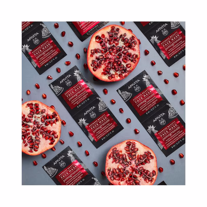 Apivita Express Beauty Masque Visage Grenade 2x8ml