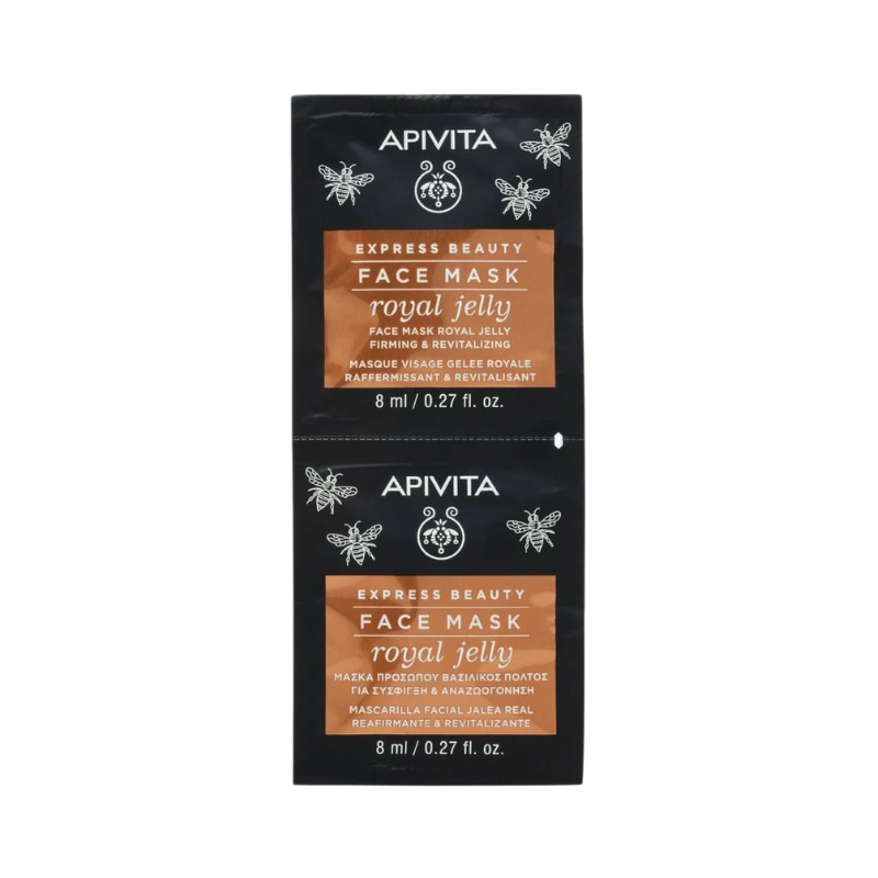Apivita Express Beauty Máscara Facial Geleia Real 2x8ml