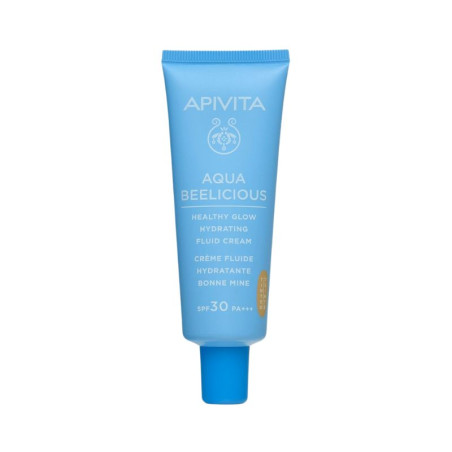 Apivita Aqua Beelicious Creme Fluido Hidratante com Cor FPS30 40ml Apivita Aqua Beelicious Creme Fluido Hidratante com Cor FPS30 40ml