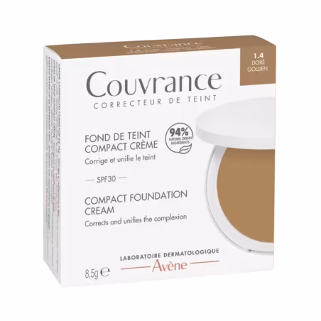 Avène Couvrance Creme Compacto Corretor de Tez 1.4 Dourado FPS30+ 8,5g