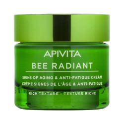 Apivita Bee Radiant Crème Signes de L'Âge Anti-Fatigue Texture Riche 50ml