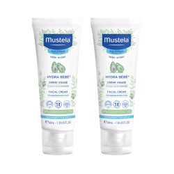 Mustela Hydra Bebé Crème Visage 2x40ml