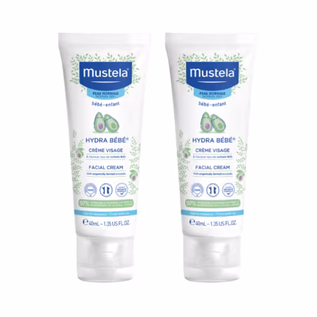 Mustela Hydra Bebé Crema Facial 2x40ml