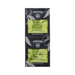 Apivita Express Beauty Mascarilla Facial Exfoliante Intensiva Oliva 2x8ml