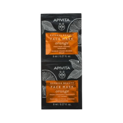 Apivita Express Beauty Éclat Masque Visage Orange 2x8ml