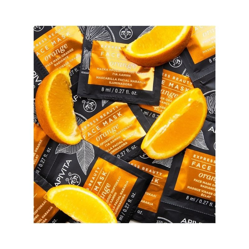 Apivita Express Beauty Mascarilla Iluminadora Naranja 2x8ml