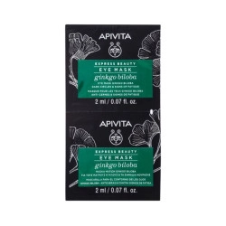 Apivita Express Beauty Máscara Antipapos e Antiolheiras Ginkgo Biloba 2x2ml