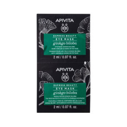 Apivita Express Beauty Masque Anti-Cernes et Signes de Fatigue Ginkgo Biloba 2x2ml