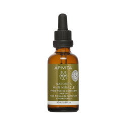 Apivita Nature's Hair Miracle Huile Capillaire Fortifiante et Énergisante 50ml