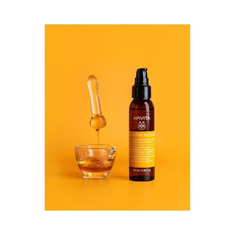 Apivita Keratin Repair Aceite Capilar Nutritivo y Reparador 100ml