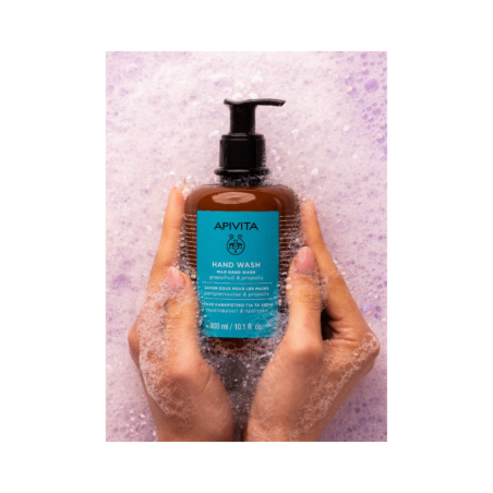 Apivita Savon Doux Mains Pamplemousse et Propolis 300ml