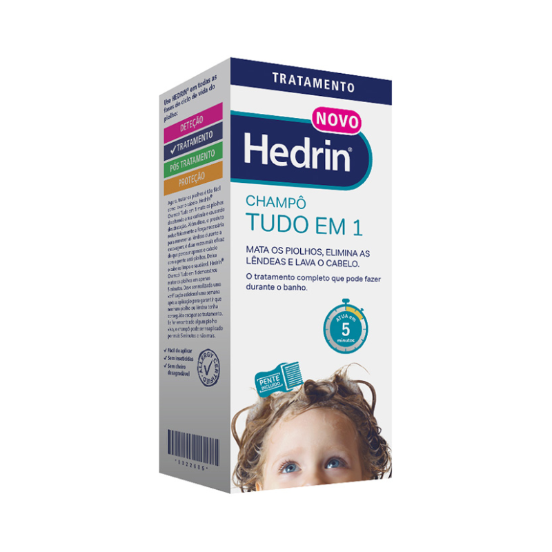 Hedrin Champú Todo en 1
