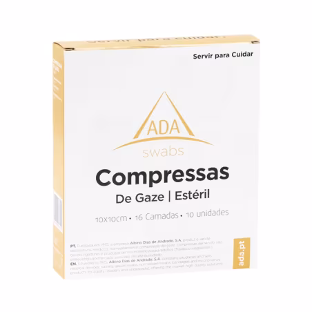 ADA Sterile Gauze Compresses 10x10cm 10 units