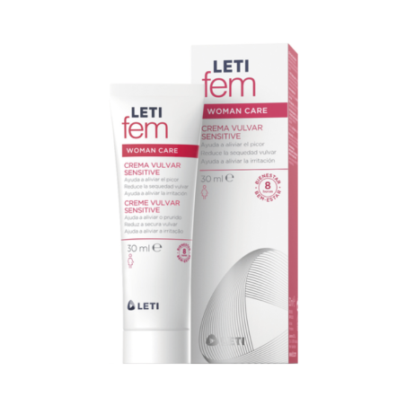 Crema para piel sensible Letifem Women Care Vulvar 30 ml