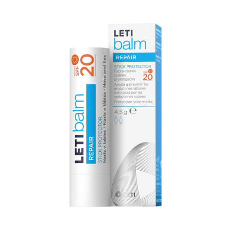 Letibalm Protector Nariz y Labios en Barra FPS 20 4,5 g Letibalm Protector Nariz y Labios en Barra FPS 20 4,5 g
