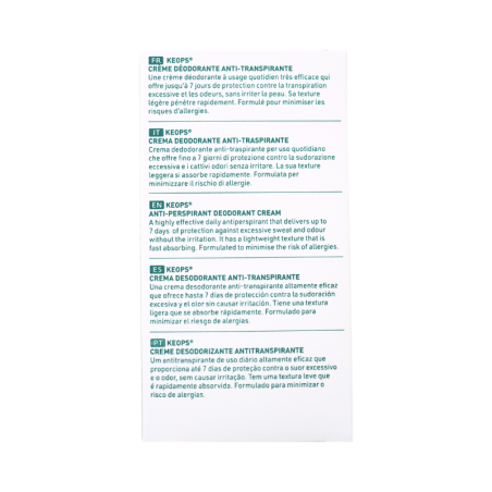Roc Keops Antiperspirant Deodorant Cream 30ml