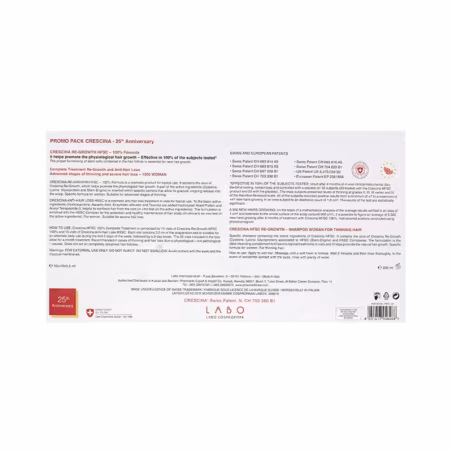 Crescina HFSC Transdermic Mujer 1300 20 ampollas + HFSC Transdermic Champú 200ml