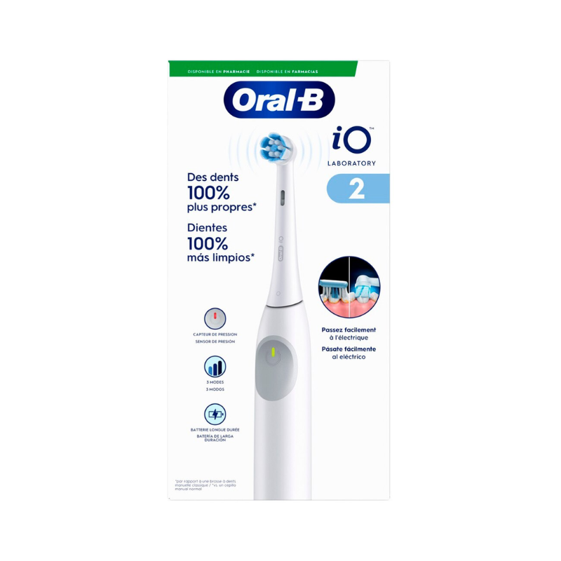 Oral-B Laboratory IO2 Escova de Dentes Elétrica Branca