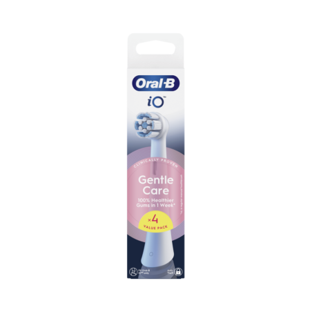 Oral-B IO Gentle Care Recambio Cepillo de Dientes Blanco 4 unidades