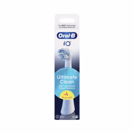 Oral-B iO Ultimate Clean Recarga Escova de Dentes Branco 4 unidades