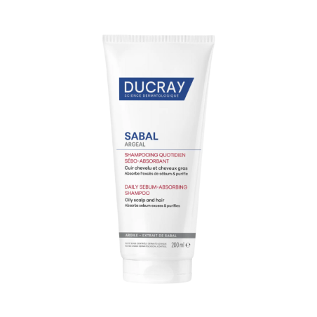 Ducray Sabal Argeal Champú Seborabsorbente Diario 200ml