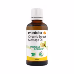 Medela Organic Huile de Massage Mammaire Double Action 50ml