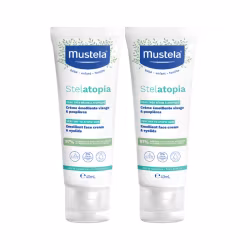 Mustela Stelatopia Emollient Face Cream 2x40ml