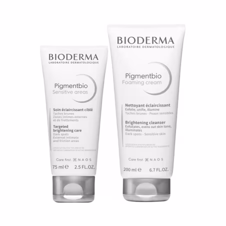 Pack de cuidado exfoliante Bioderma Pigmentbio para zonas sensibles